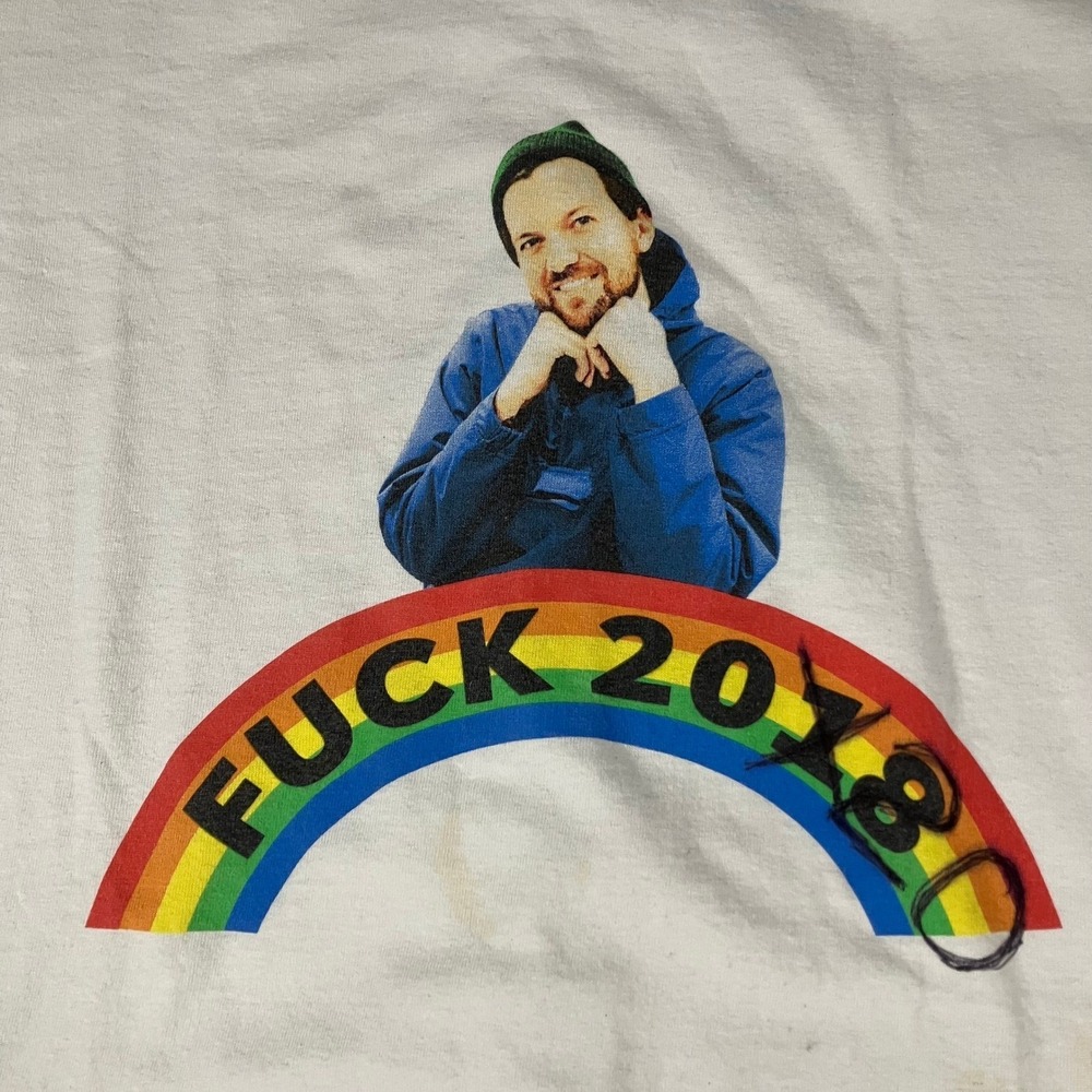 Dillon Francis Merch Shirt Xl F 2018 2020 Rainbow White Long Sleeve Edm Music View 3